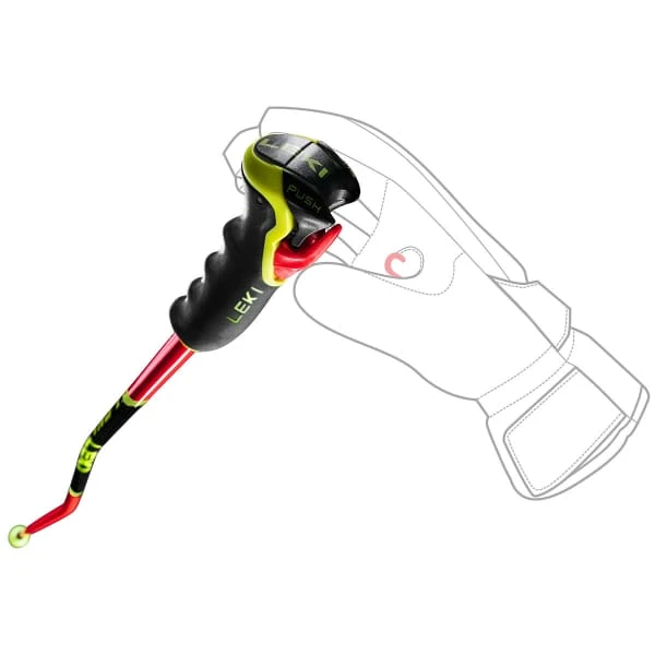 LEKI WORLDCUP LITE GS 3D RED/BLACK/NEON YELLOW 23 4 LEKI WORLDCUP LITE GS 3D RED/BLACK/NEON YELLOW 23 - Afbeelding 4